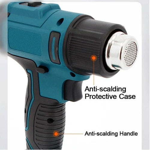Hot Air Heat Gun 2000W Cordless Handheld with Nozzles