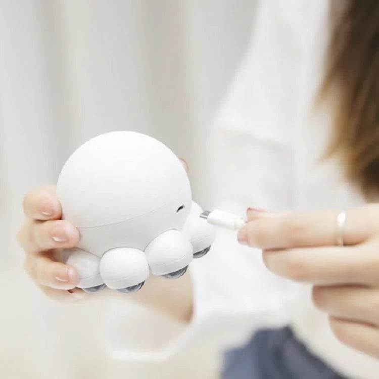 Hot Compress Octopus Neck & Shoulder Massager Pink - Health