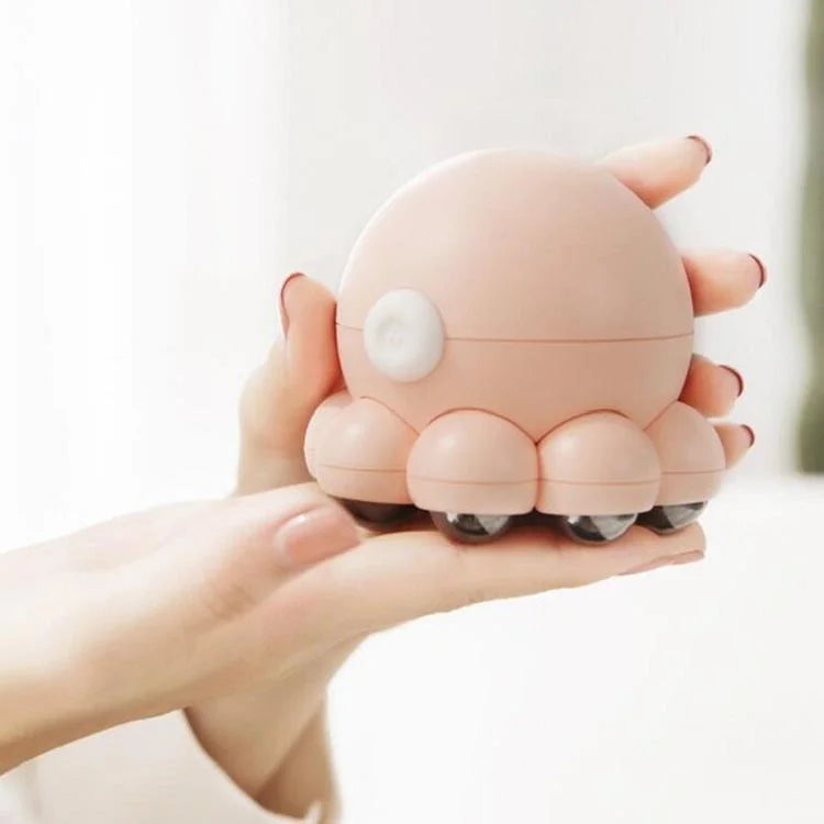 Hot Compress Octopus Neck & Shoulder Massager Pink - Health