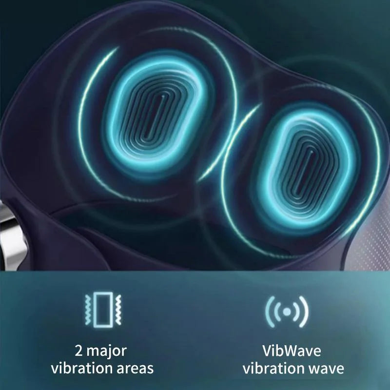 Hot Compress Waist Massager For Period Pain Relief Navy