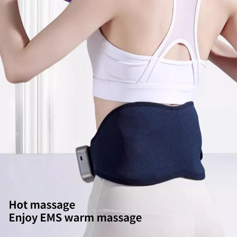 Hot Compress Waist Massager For Period Pain Relief Navy
