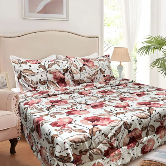 Hotel Living Comforter Set 3 Pce Queen/King Corbett Floral