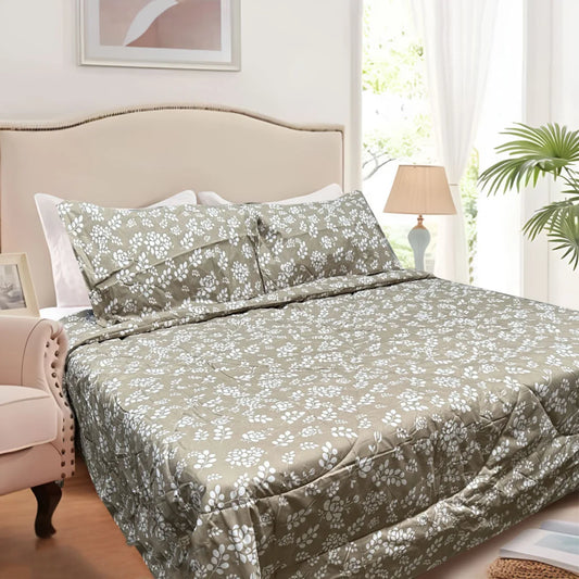 Hotel Living Comforter Set 3 Pce Queen/King Corbett Floral