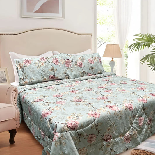 Hotel Living Comforter Set 3 Pce Queen/King Corbett Floral