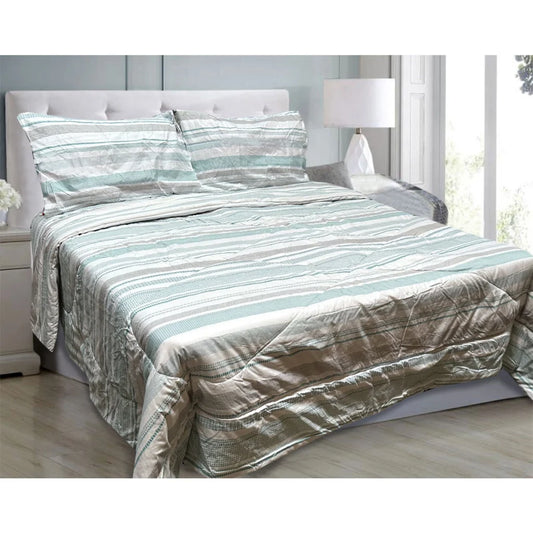 Hotel Living Comforter Set 3 Pce Queen/King Oscar Mosaic