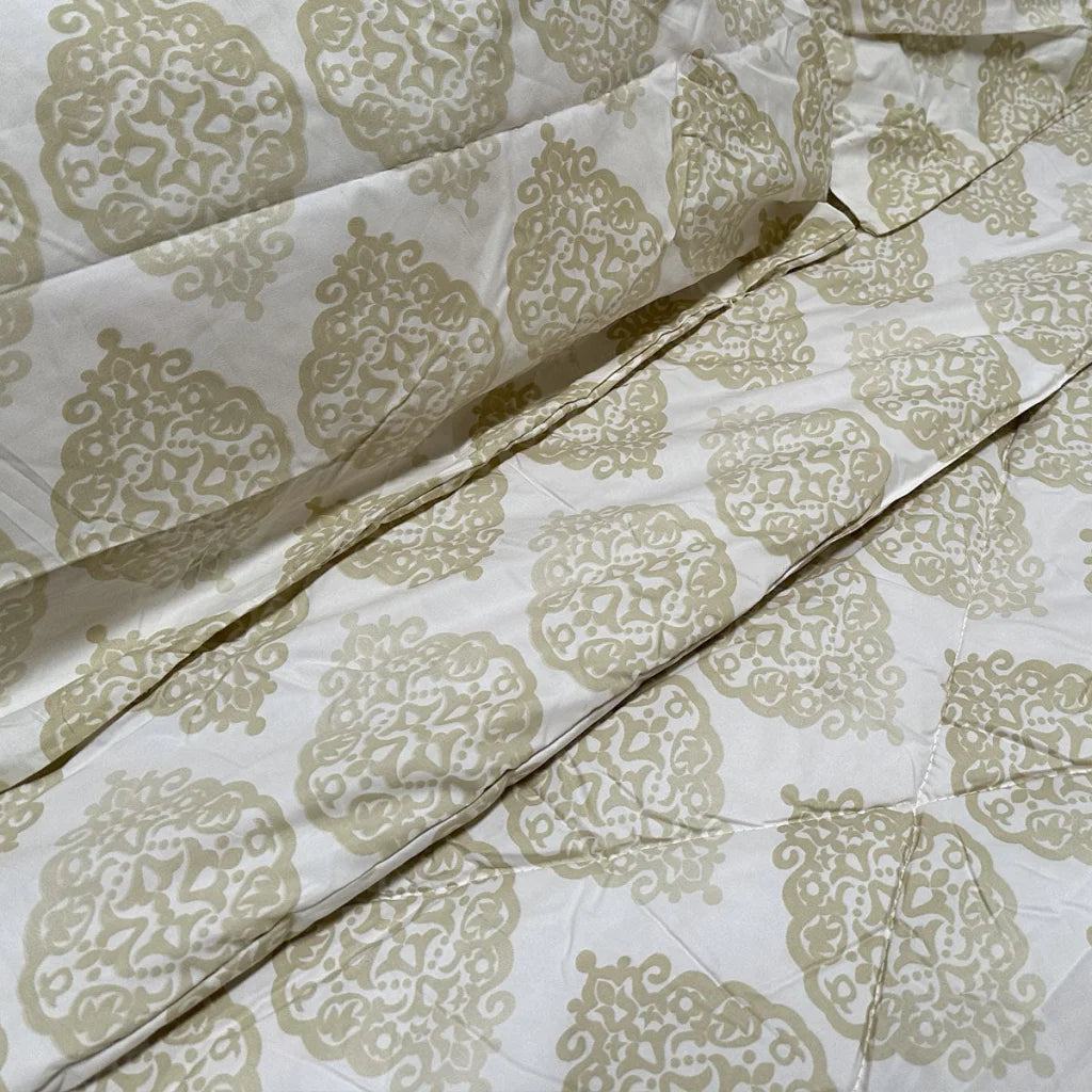 Hotel Living Comforter Set 3 Pce Queen/King Ultimo Light