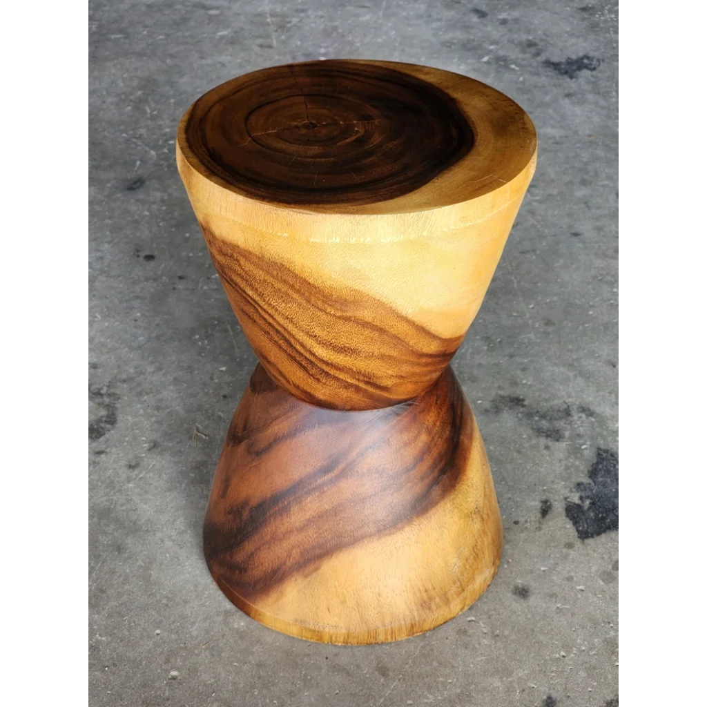 Hourglass Side Table or Stool - Bedside Side Drinks Table