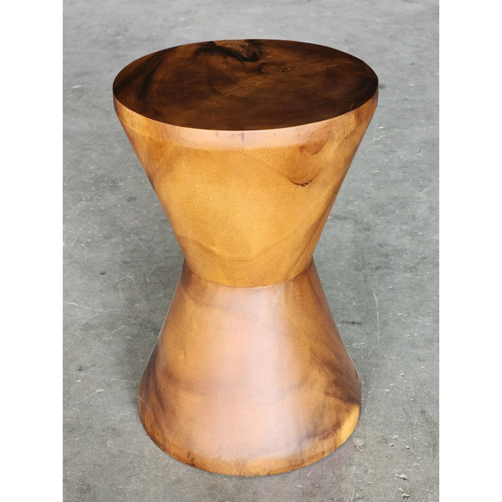 Hourglass Side Table or Stool - Bedside Side Drinks Table