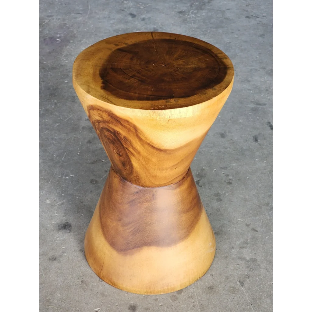 Hourglass Side Table or Stool - Bedside Side Drinks Table