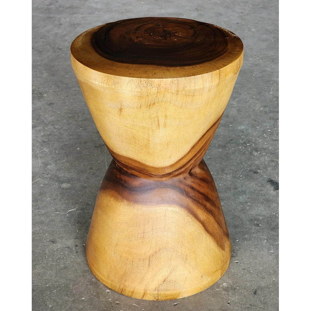 Hourglass Side Table or Stool - Bedside Side Drinks Table