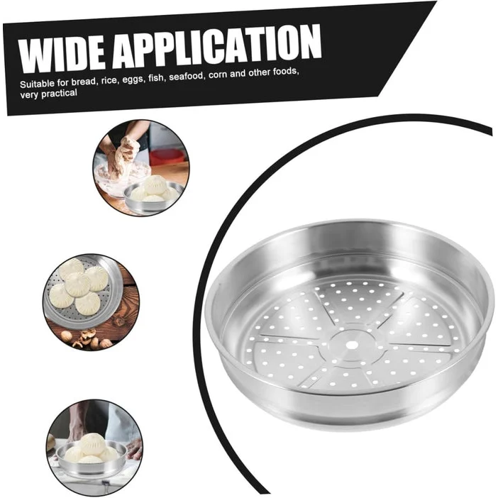 Housoutile 34cm Wok Steamer Dumpling Steamer Steaming