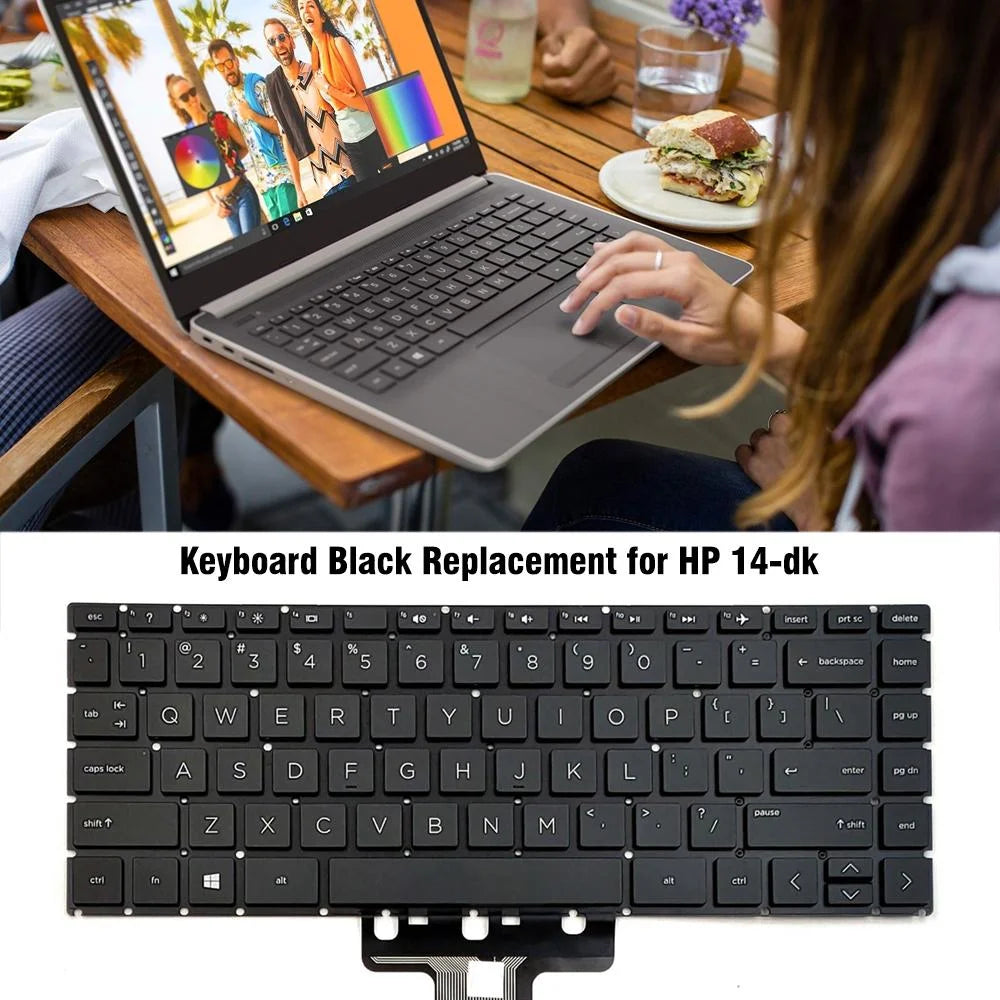 Hp 14 / 14S / 14-Dk / 14S-Dk Us Keyboard - Compatible-1915198321111207941