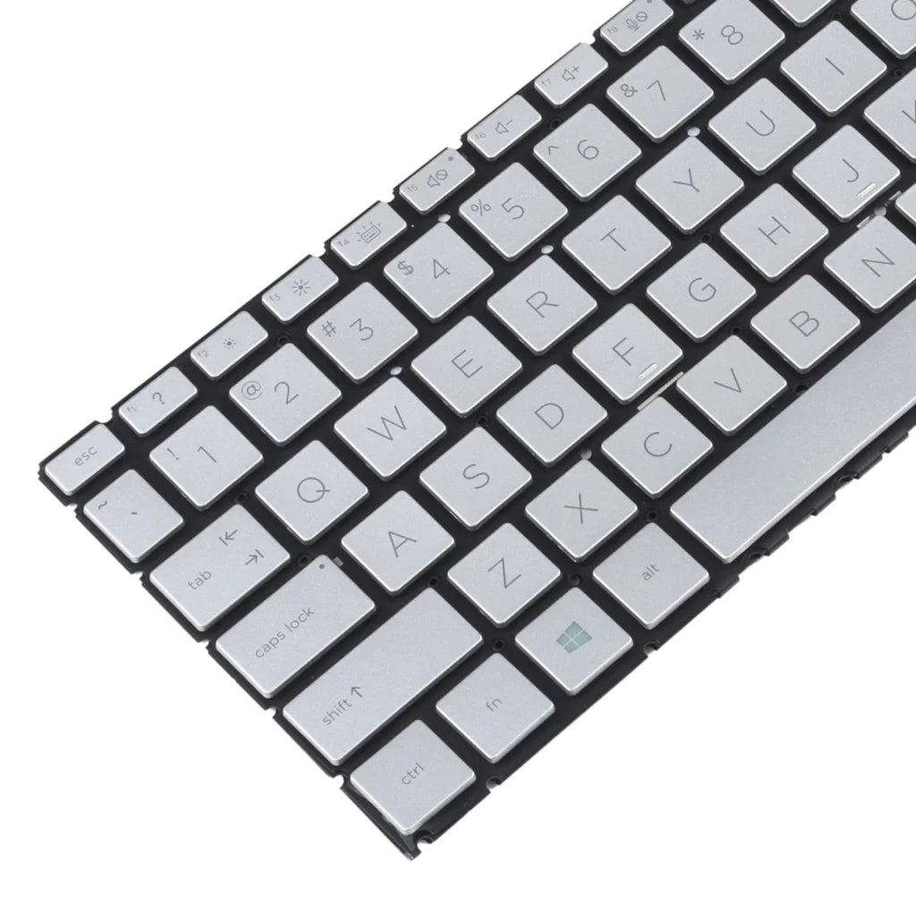 Hp Envy X360 15-Ed Keyboard With Rgb Backlight - Silver-1915196599525576707