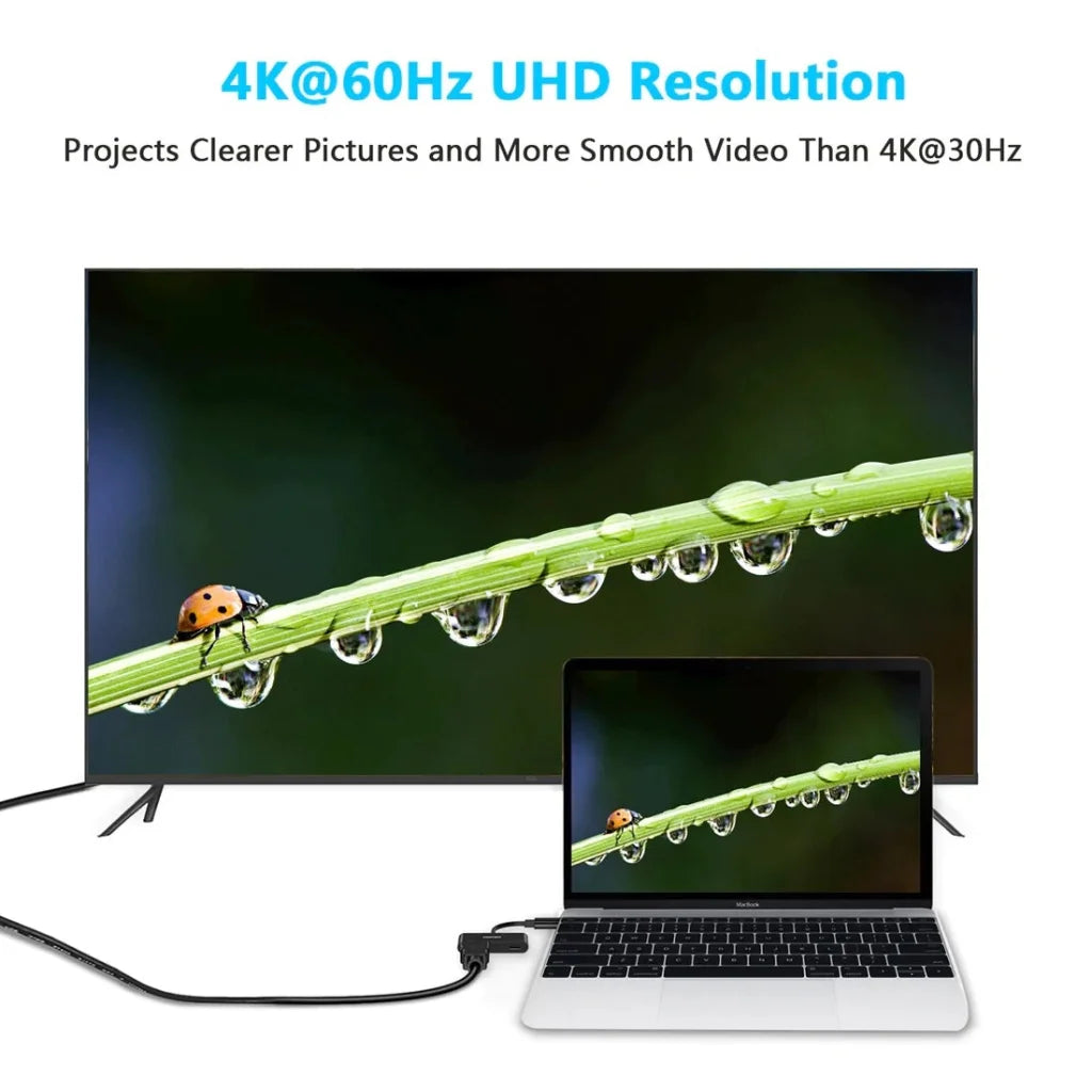 HUB-M03 USB-C to HDMI Adapter (4K@60Hz) with 60W PD