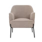 Hugo upholstered armchair light brown - Furniture > Bar