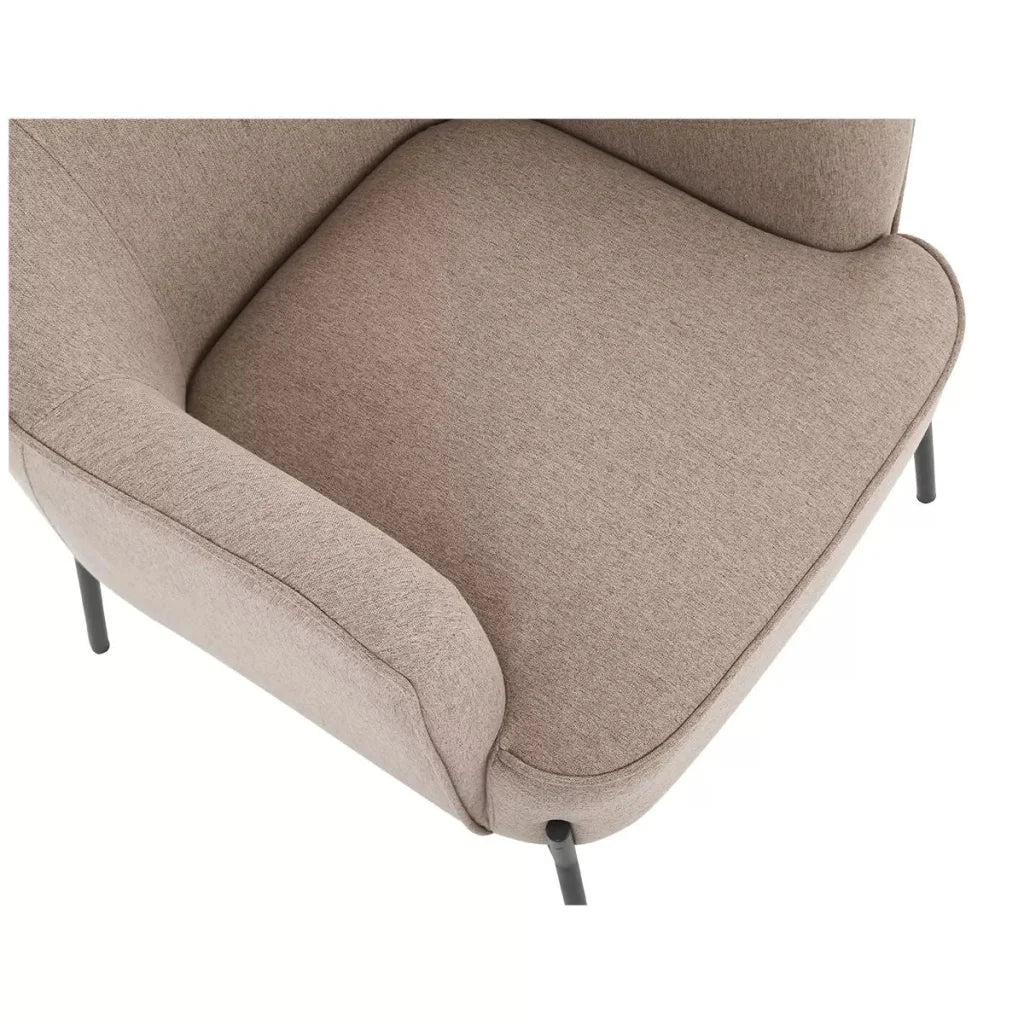 Hugo upholstered armchair light brown - Furniture > Bar