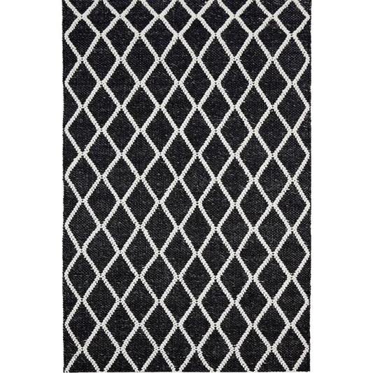 Huxley Black Rug by Rug Culture-400X300CM - RECTANGLE