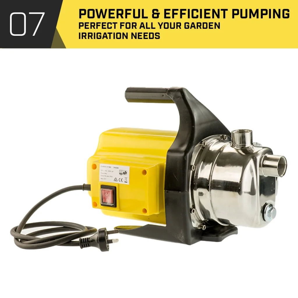 HydroActive 800w Weatherised Water Pump Without Controller-
