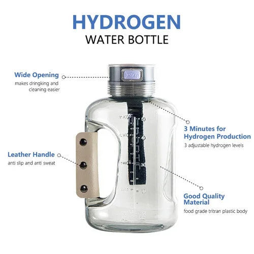 Hydrogen Water Bottle 1.5L Portable Rich Hydrogen Generator
