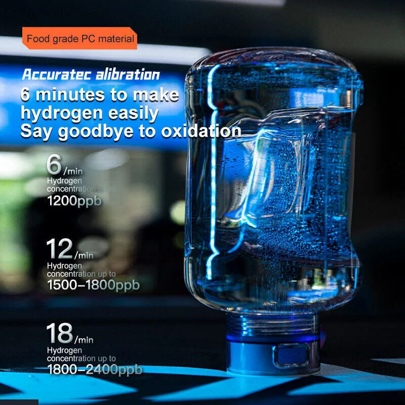 Hydrogen Water Bottle 1.5L Portable Rich Hydrogen Generator