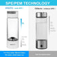 Hydrogen water generator with useful parts and product scale