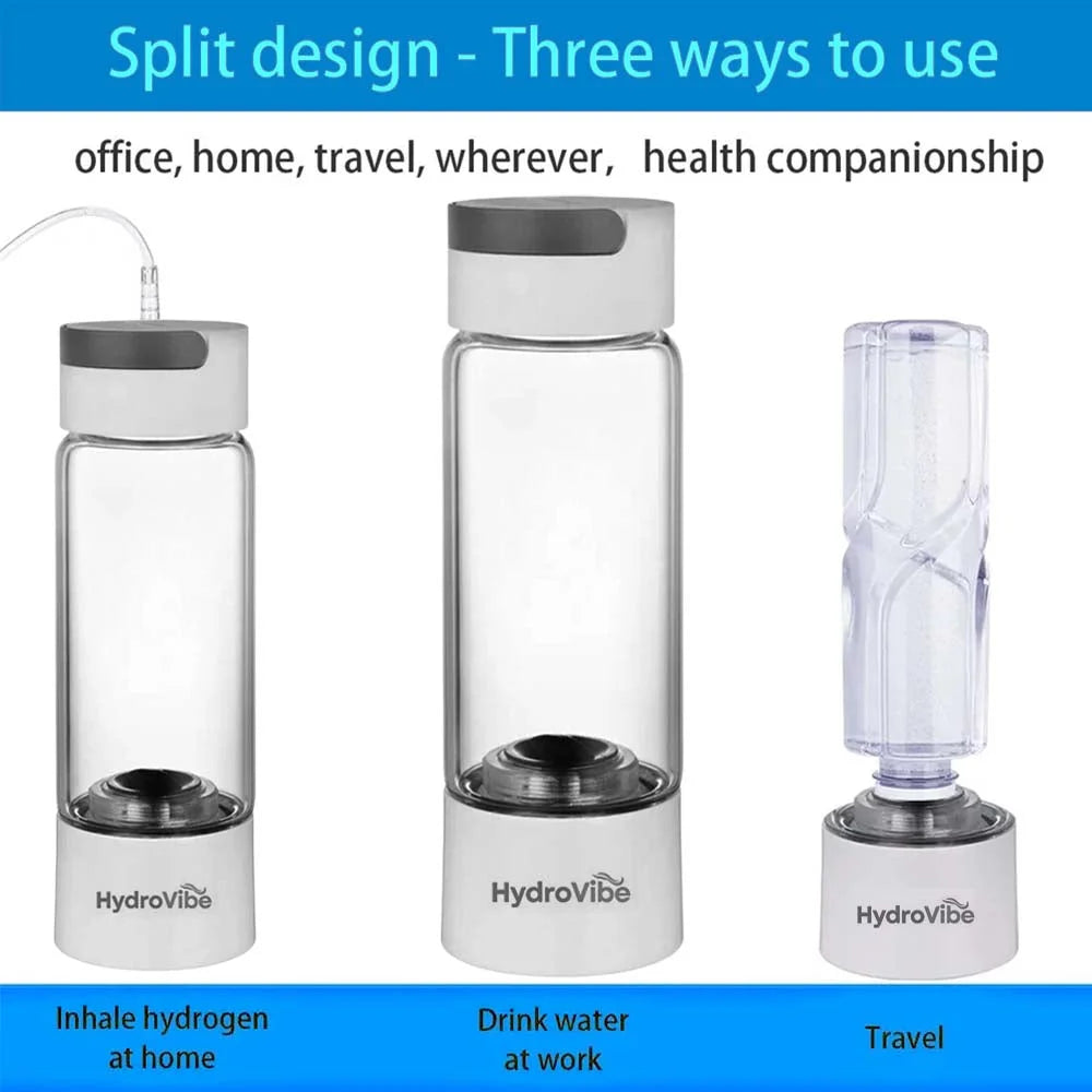 Hydrogen water generator with shape details and included parts