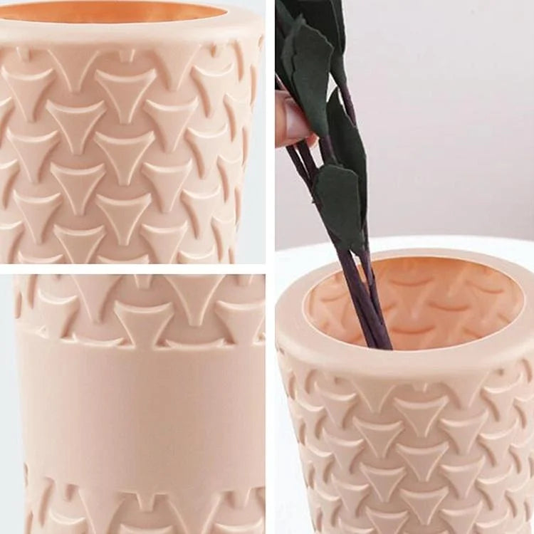 Hydroponic Drop-resistant Flower Vase for Dry and Wet