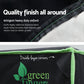 Hydroponic grow tent with front casing details and fitted handles