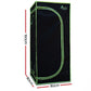 Hydroponic grow tent with weather proof lightweight