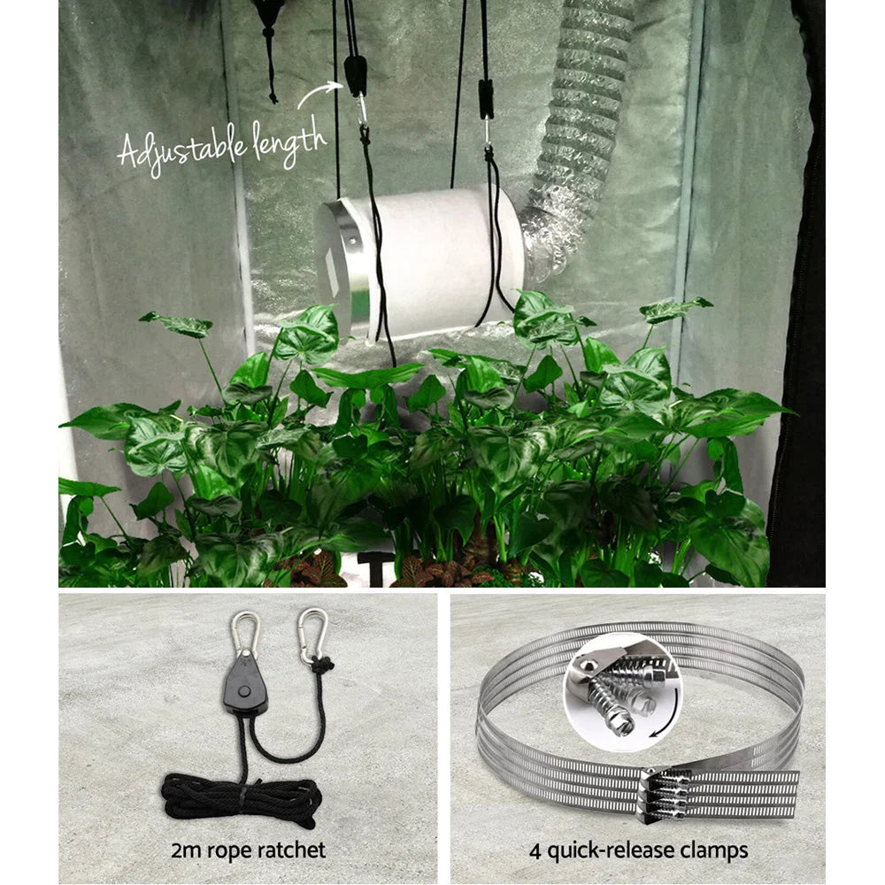 Hydroponics grow tent with tabletop context and item shape