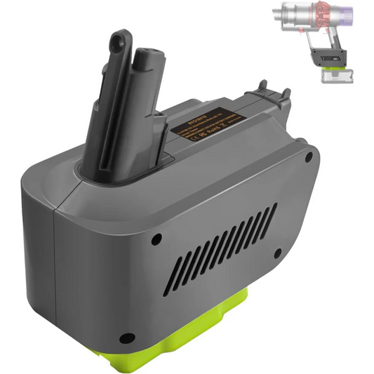 18v hygieia ryobi converter with one dyson battery adapter