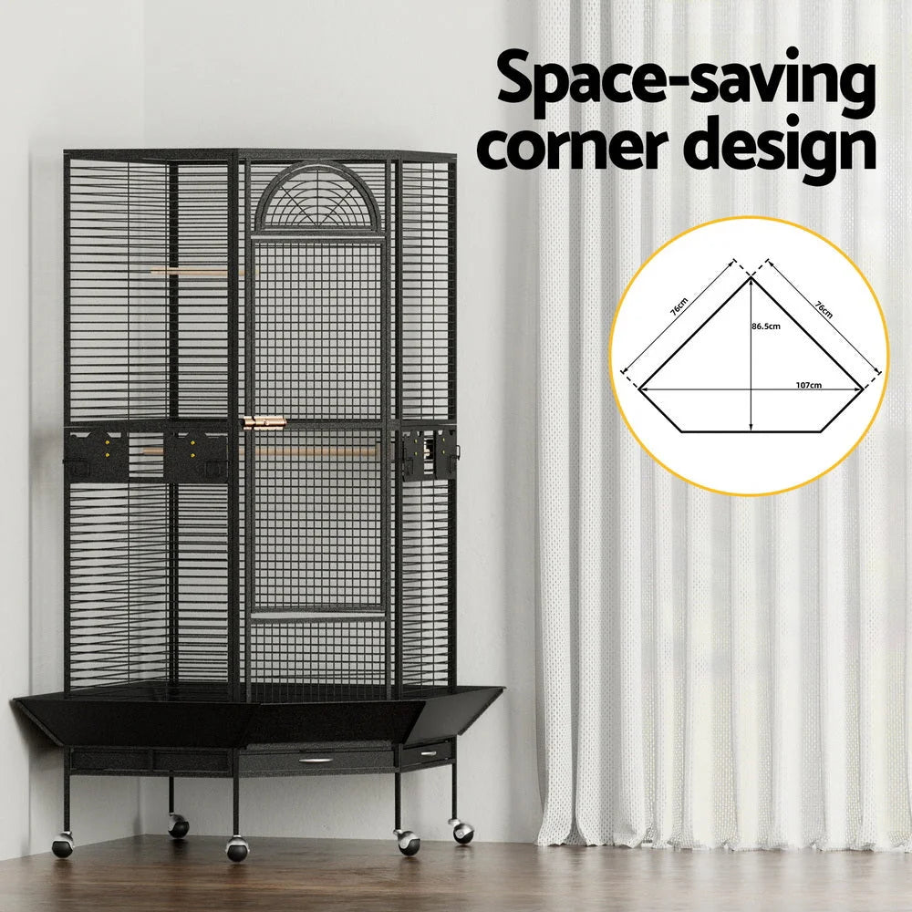 i.Pet Bird Cage Large Jumbo Aviary Budgie Perch Cage Parrot