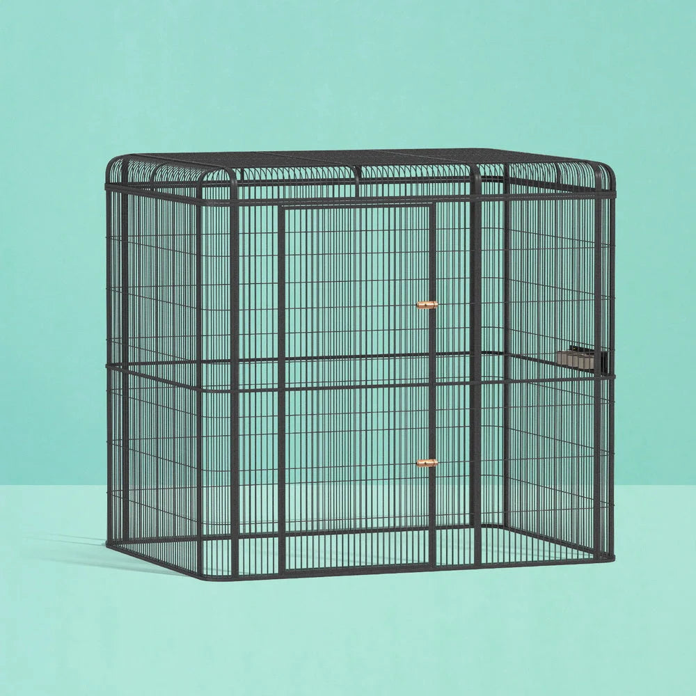 i.Pet Bird Cage Large Walk-in Aviary Budgie Perch Cage