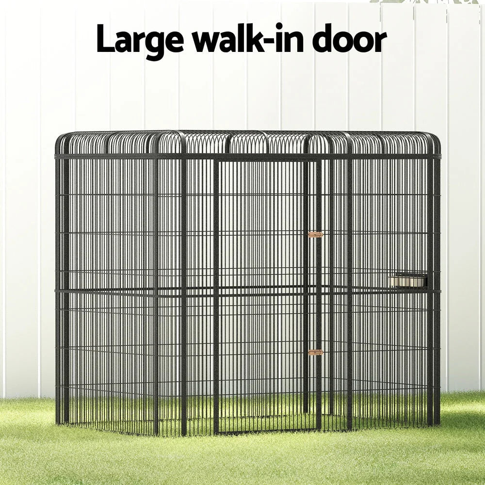 i.Pet Bird Cage Large Walk-in Aviary Budgie Perch Cage
