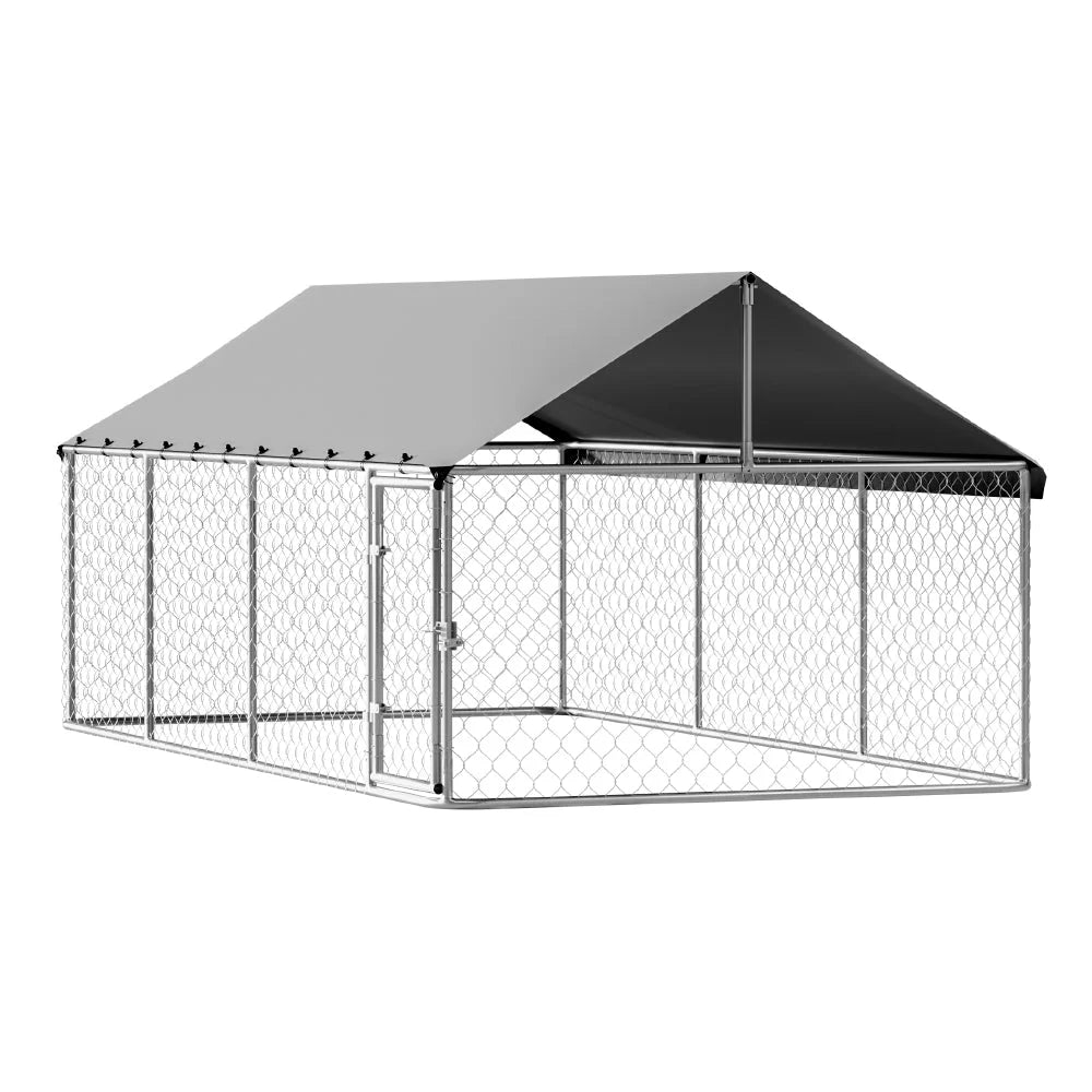i.Pet Dog Kennel Large House XL Pet Run Cage Puppy Outdoor
