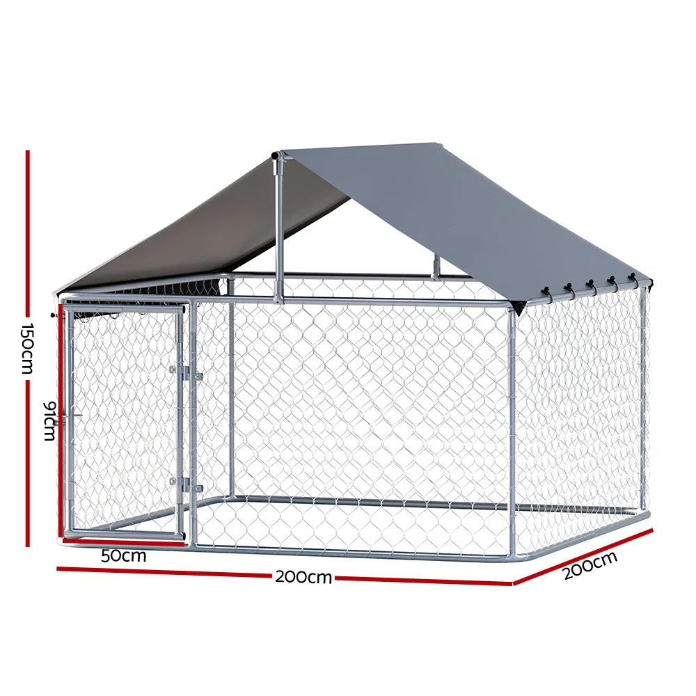 i.Pet Dog Kennel Large House XL Pet Run Cage Puppy Outdoor