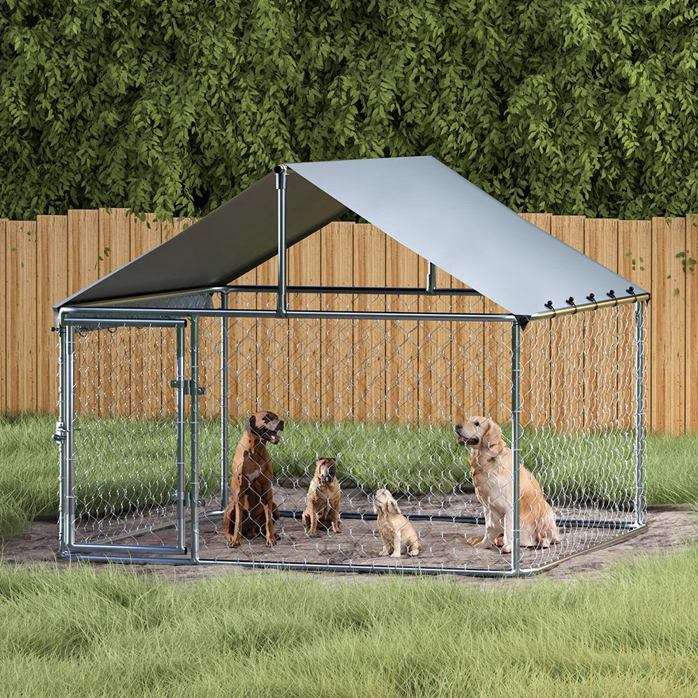 i.Pet Dog Kennel Large House XL Pet Run Cage Puppy Outdoor