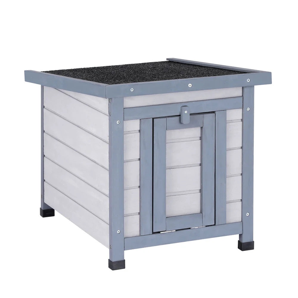 i.Pet Outdoor Cat House Rabbit Hutch Wooden Shelter Condo