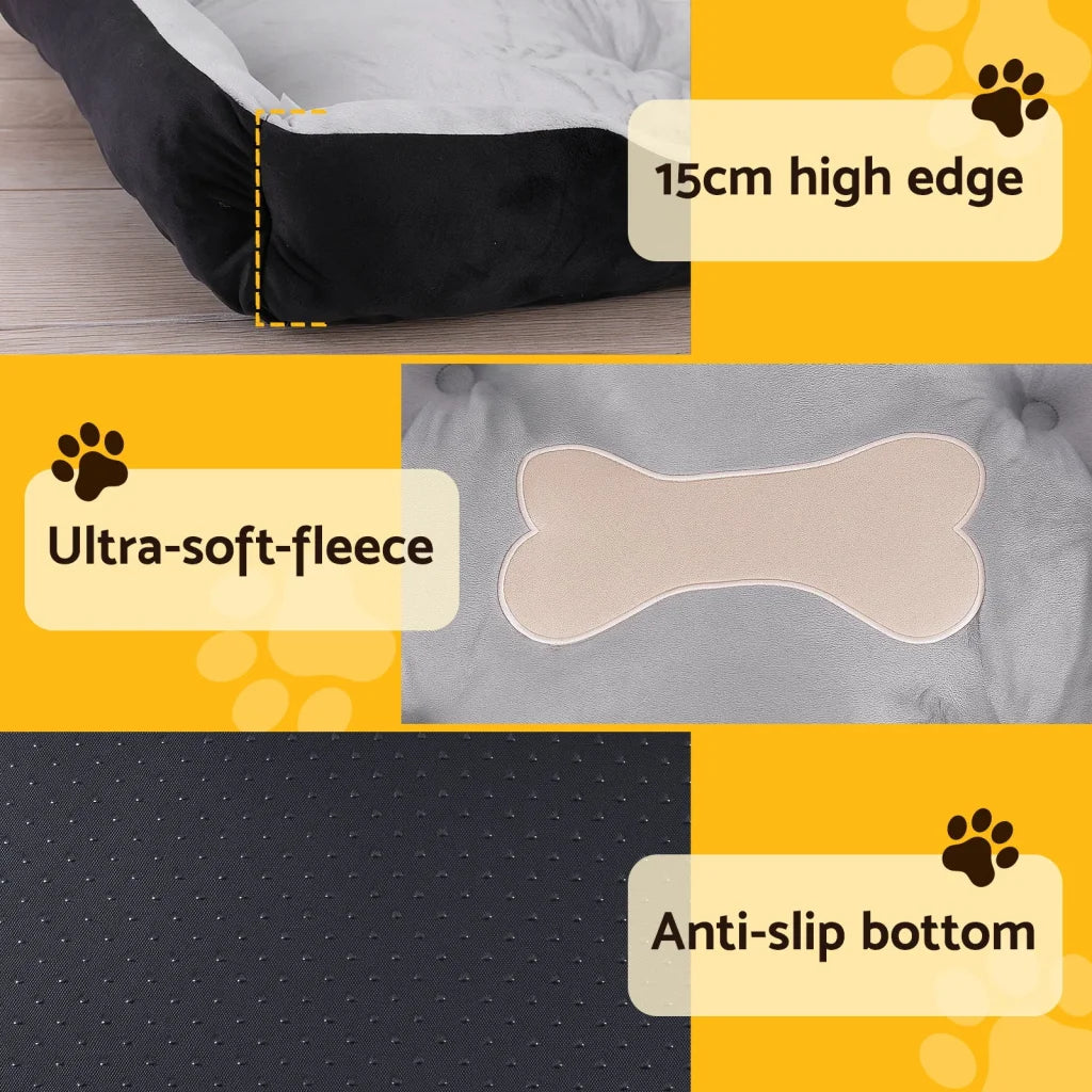 i.Pet Pet Bed Dog Bed Soft PP Cotton Mat Sleeping Comfy