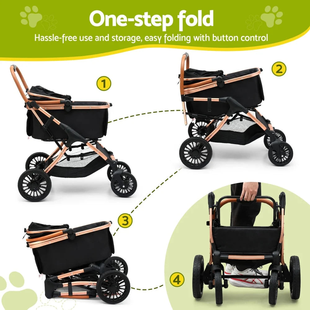 I Pet Dog Stroller Pram