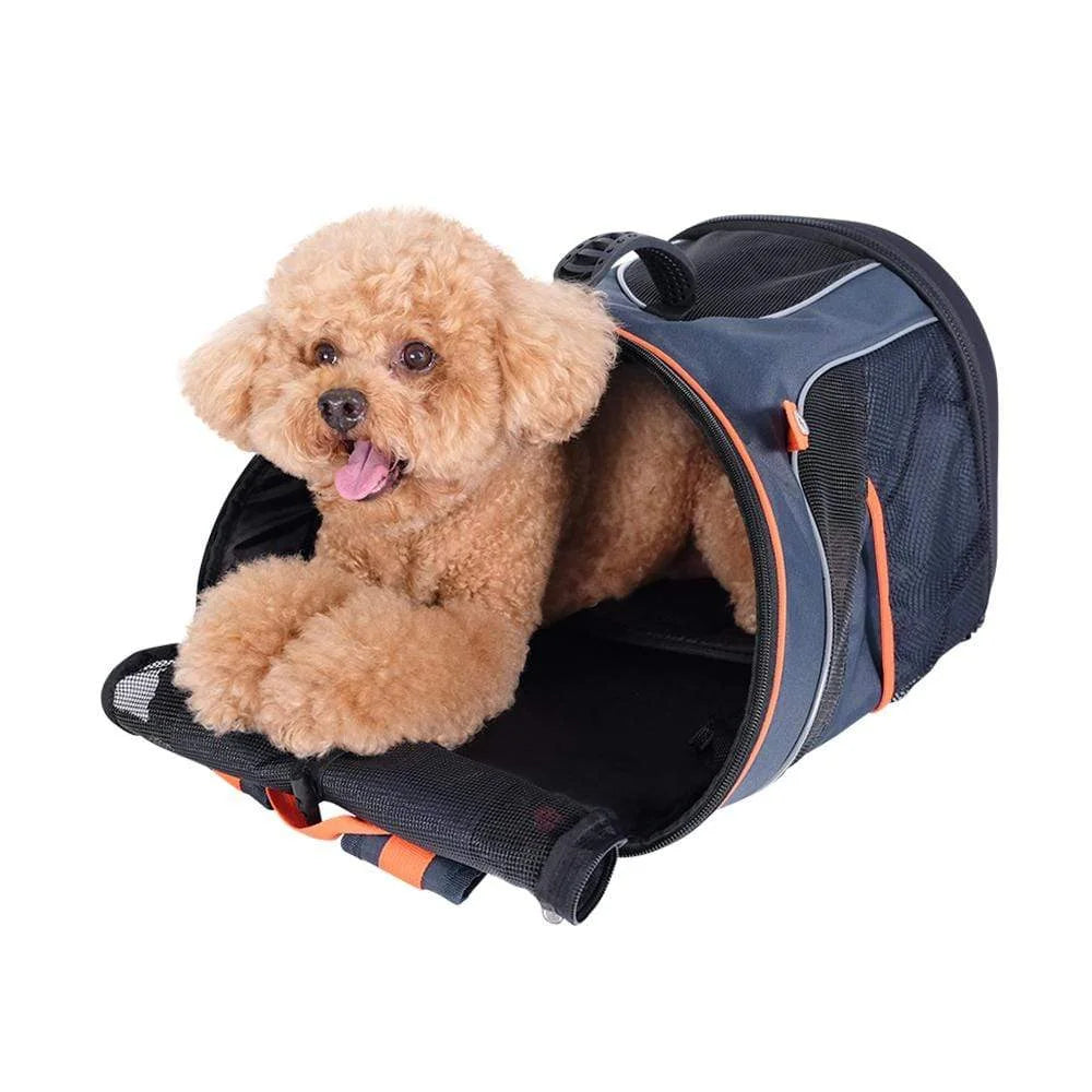 Ibiyaya Ultralight-Pro Backpack Pet Carrier - Navy Blue