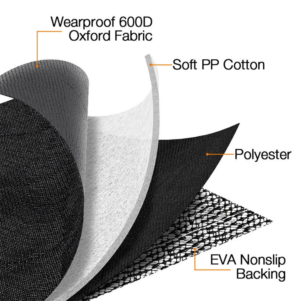 iBuddy Dog Seat Cover Car Hammock w/ Mesh Window & Dog Seat