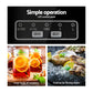 Ice Cube Maker 2.4L Stainless Steel Portable - Kitchen