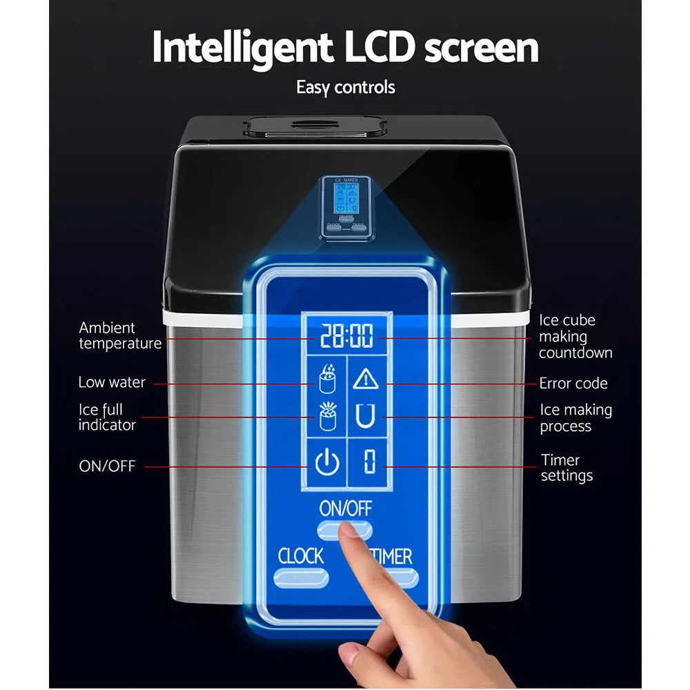 Ice Cube Maker 3.2L Portable Cold Commercial Machine