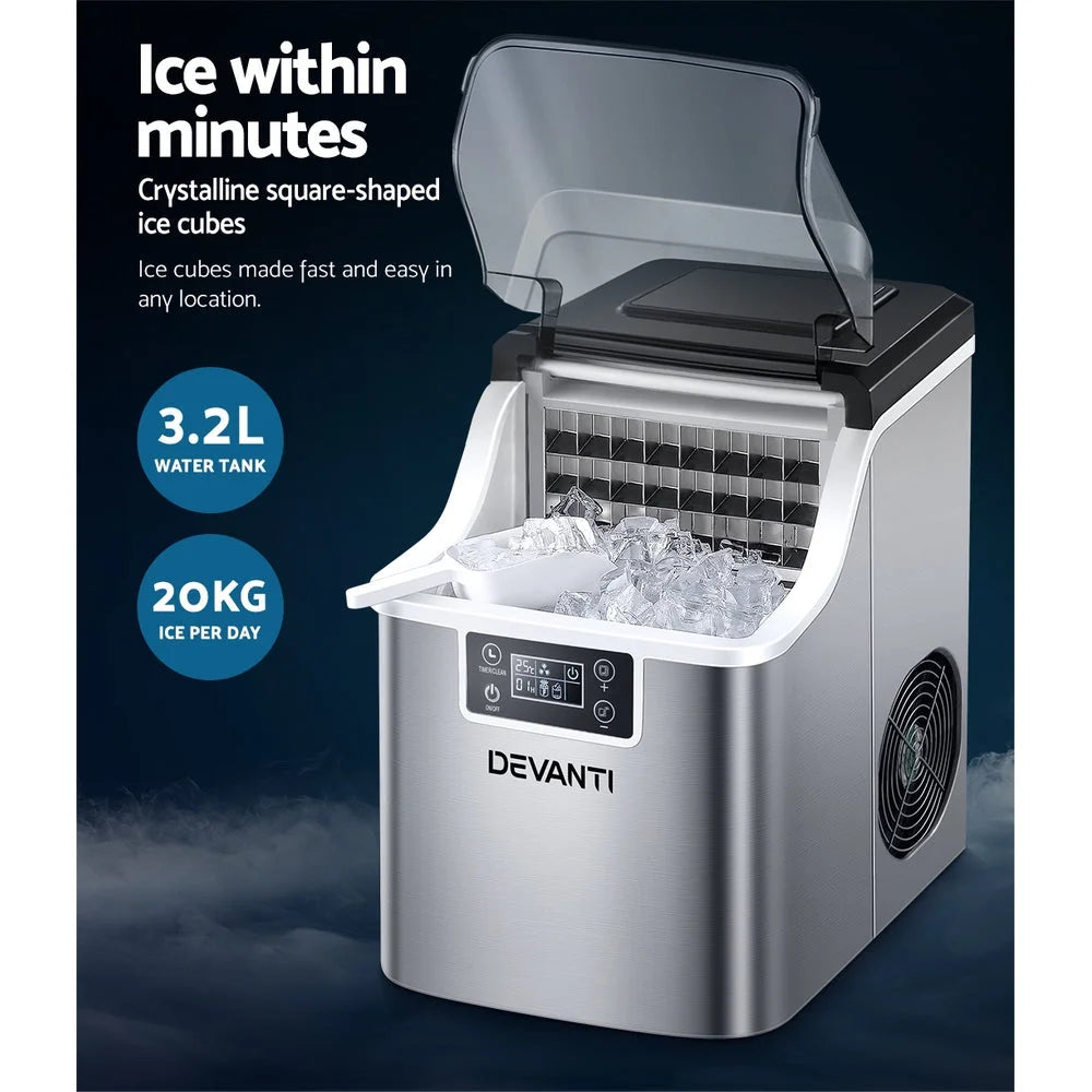 Ice Maker Machine Commercial Portable Ice Cube Tray