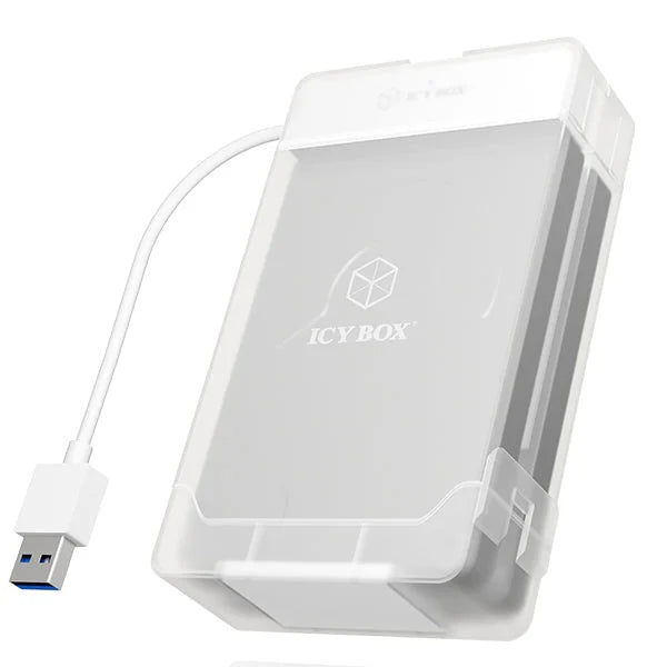 ICY BOX Adapter and Enclosure for 2x 2.5’’ SATA HDDs/SSDs