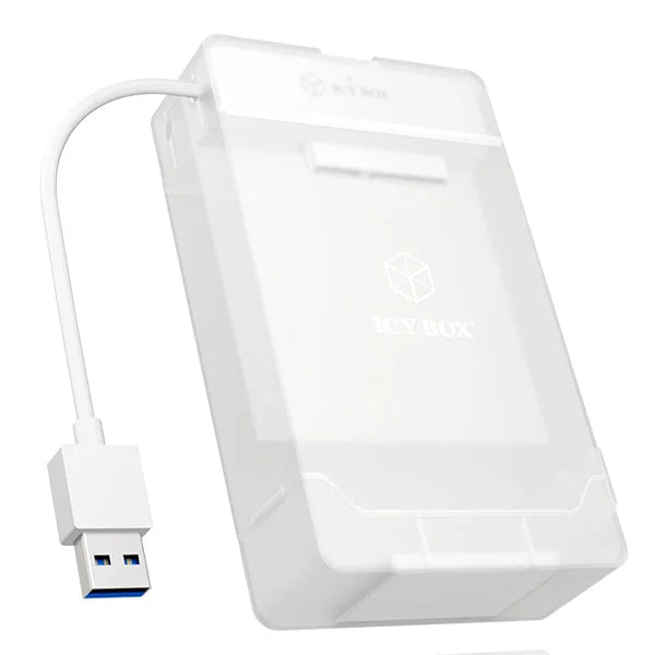 ICY BOX Adapter and Enclosure for 2x 2.5’’ SATA HDDs/SSDs