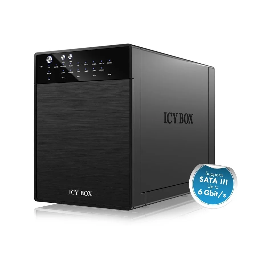 ICY BOX External 4 Bay RAID System for 3.5’’ SATA I/II/III