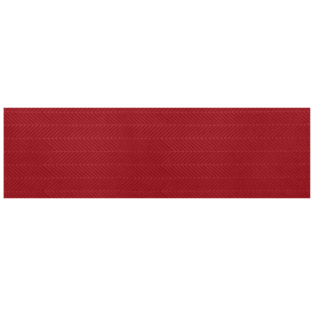 Marlow Extra Large Floor Rug Non Slip 90cm x 305cm Red