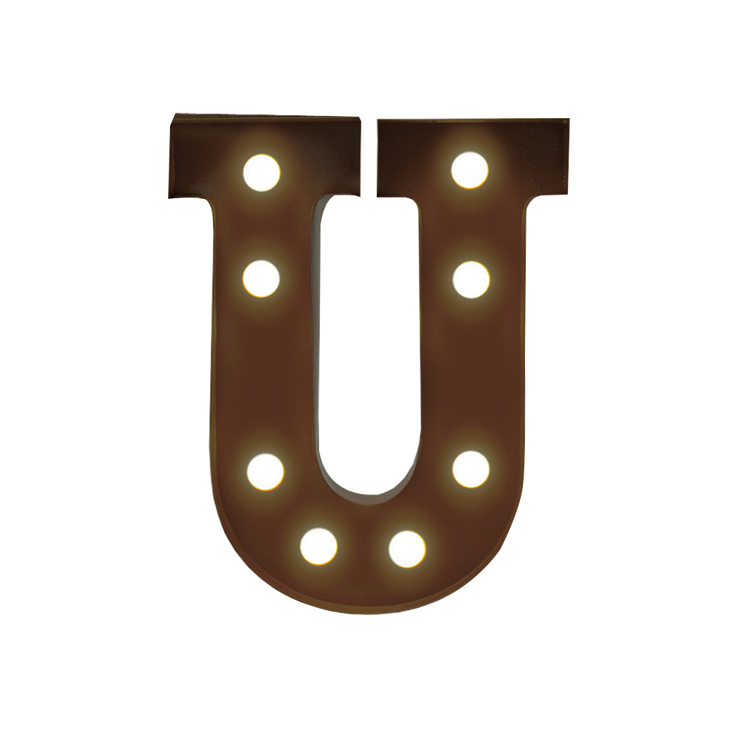 LED Metal Letter Lights Free Standing